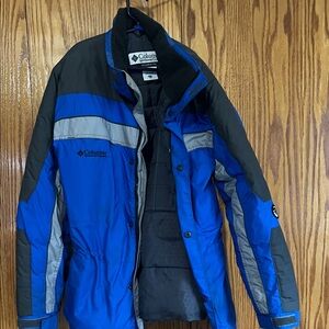 Columbia Kids Blue and Gray Puffer Jacket